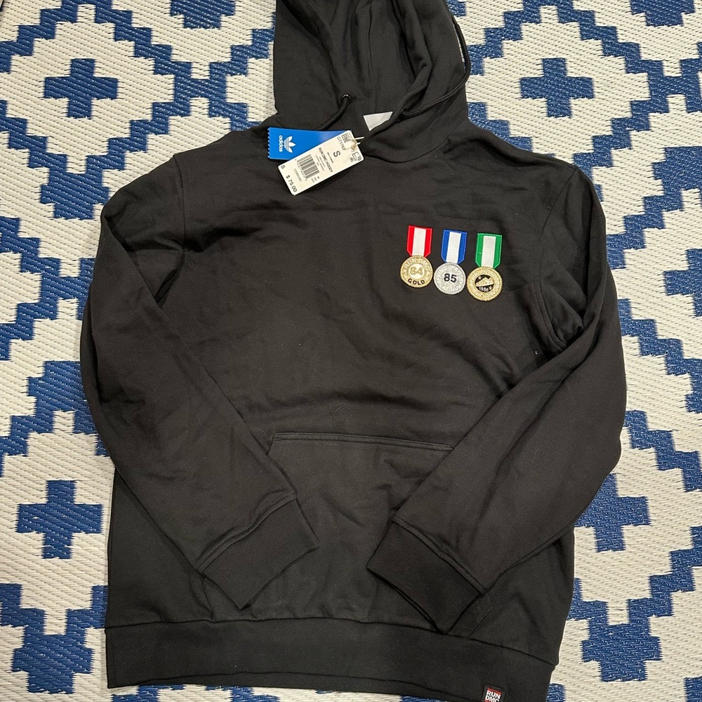 Adidas Run DMC My Adidas Hoodie Size Small New MSRP $75 - Picture 3 of 3